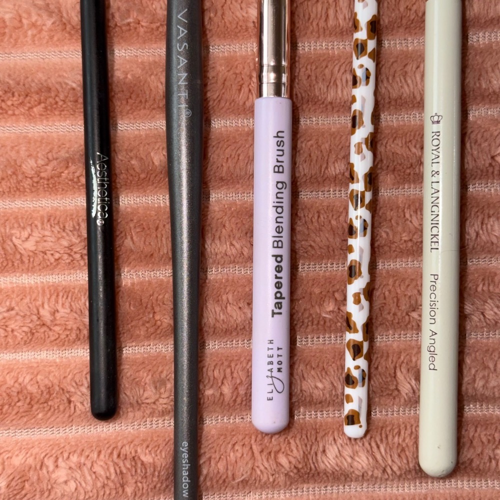 Mixed Makeup Brush Set Royal & Langnickel Elizabeth Mott Vasanti Aesthetica 5pc - Picture 2 of 2